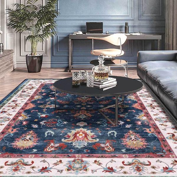 modern luxury european prints carpets bedside area rug for living room loop pile large bedroom floor mat navy blue
modern luxury european prints carpets bedside area rug for living room loop pile large bedroom floor mat navy blue