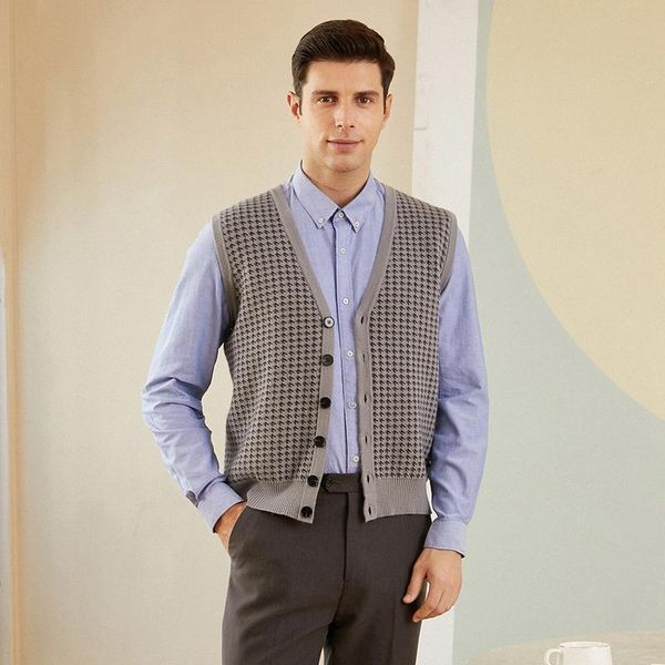 men's sweaters autumn and winter products middle-aged elderly cashmere sweater cardigan vest v-neck short waistcoat, White;black
men's sweaters autumn and winter products middle-aged elderly cashmere sweater cardigan vest v-neck short waistcoat, White;black