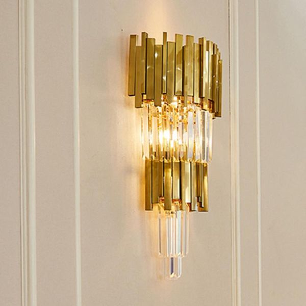 wall lamp modern gold crystal living room bedroom bedside
wall lamp modern gold crystal living room bedroom bedside