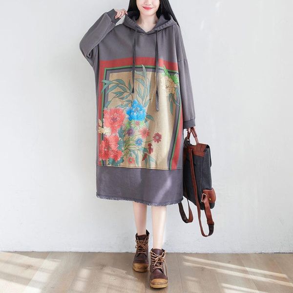 fairynatural ladies print floral hooded sweatshirts 2021 spring korean style female terry retro pullover hoodies long sleeve women's &, Black
fairynatural ladies print floral hooded sweatshirts 2021 spring korean style female terry retro pullover hoodies long sleeve women's &, Black