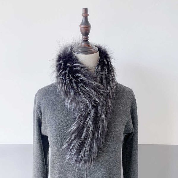 fashion thick warm fake fox fur shawl winter long faux fur collar scarves for women christmas birthday gift clothing accessories h0923, Silver
fashion thick warm fake fox fur shawl winter long faux fur collar scarves for women christmas birthday gift clothing accessories h0923, Silver
