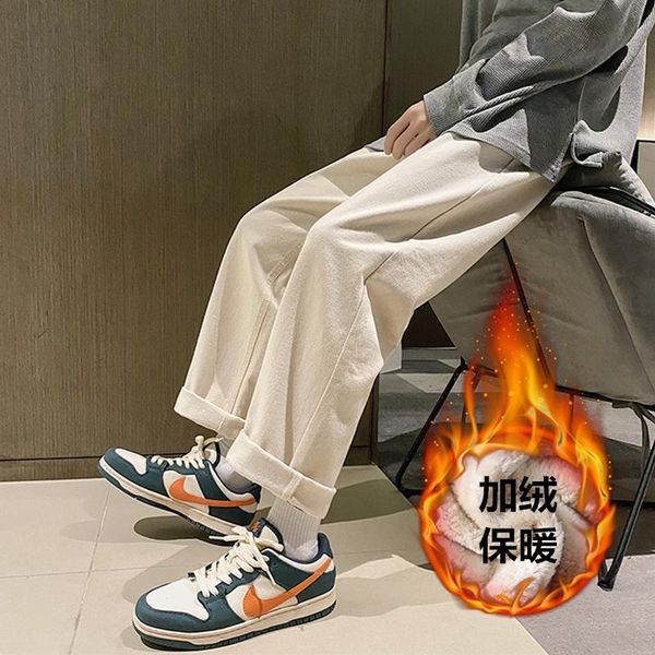 men's jeans plus velvet thick men warmth fashion casual wide-leg mens streetwear loose hip-hop straight denim pants trousers, Blue 
men's jeans plus velvet thick men warmth fashion casual wide-leg mens streetwear loose hip-hop straight denim pants trousers, Blue