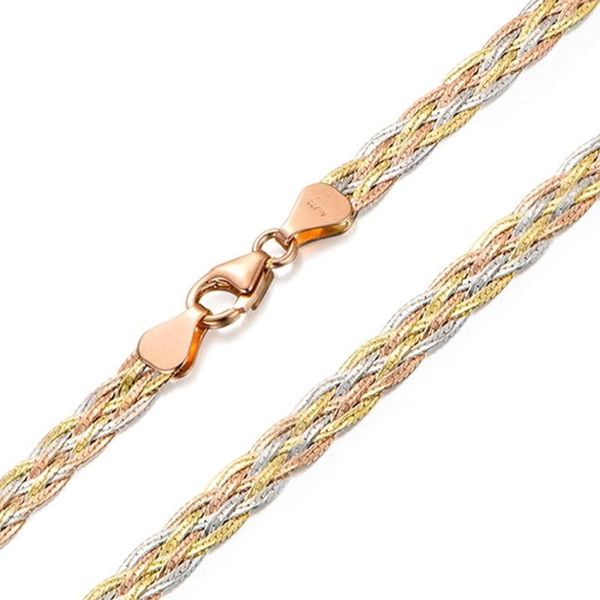 chains au750 real 18k multi-tone gold chain for women female 3mm/4.5mm/6mm weave necklace 16''/18/20inchl gift, Silver
chains au750 real 18k multi-tone gold chain for women female 3mm/4.5mm/6mm weave necklace 16''/18/20inchl gift, Silver