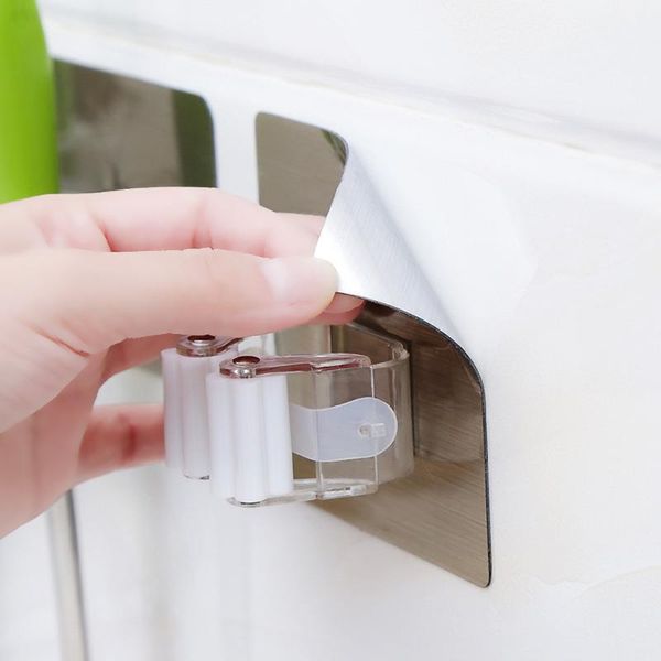 hooks & rails 2/4pcs adhesive multi-purpose wall mounted mop organizer holder rackbrush broom hanger hook kitchen bathroom strong
hooks & rails 2/4pcs adhesive multi-purpose wall mounted mop organizer holder rackbrush broom hanger hook kitchen bathroom strong