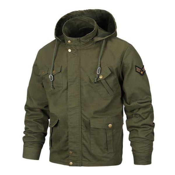 men's jackets autumn and winter casual cotton jacket solid color military wind large size coat hooded windbreaker 4xl, Black;brown
men's jackets autumn and winter casual cotton jacket solid color military wind large size coat hooded windbreaker 4xl, Black;brown