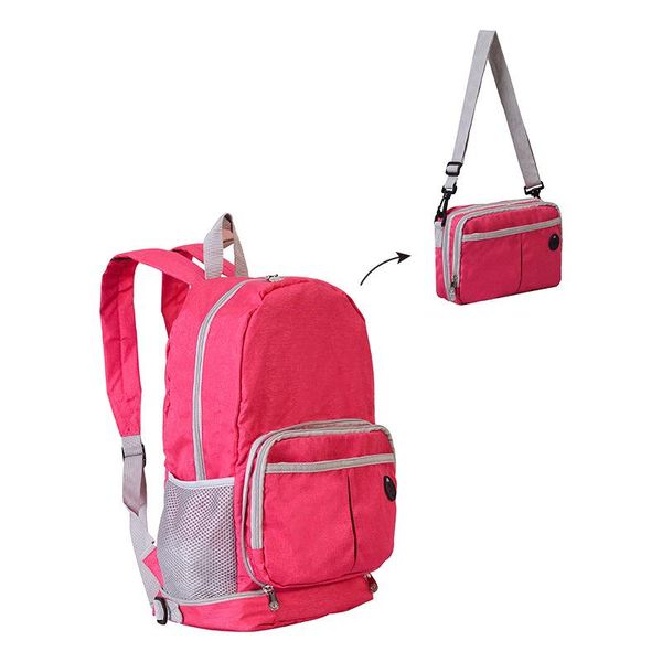 backpack dual-use waterproof folding multi-function student school bag 
backpack dual-use waterproof folding multi-function student school bag