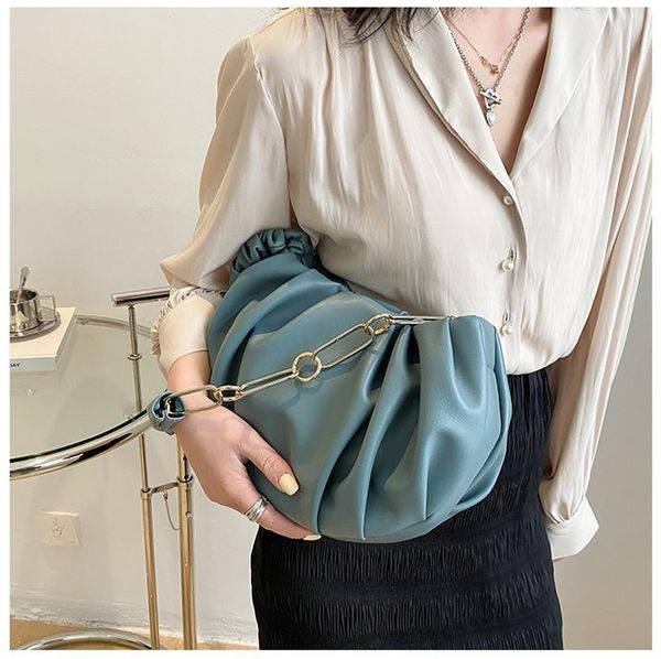 swdf thick chain cloud bag retro underarm bag 2021 new soft fold bag designer female dumpling cowhide leather clutch handbag
swdf thick chain cloud bag retro underarm bag 2021 new soft fold bag designer female dumpling cowhide leather clutch handbag