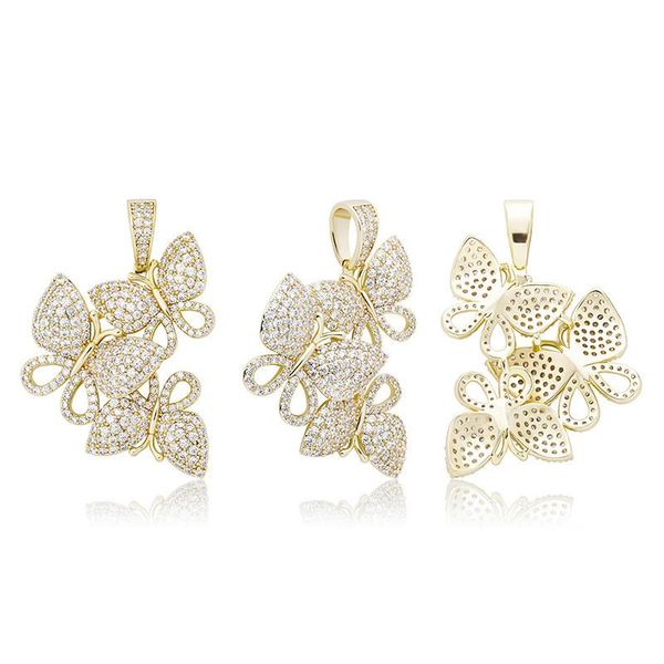 new arrived three animal butterfly women necklace pendant iced our full cubic zircon hip hop trendy jewelry, Silver
new arrived three animal butterfly women necklace pendant iced our full cubic zircon hip hop trendy jewelry, Silver