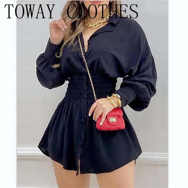 casual dresses turn-down collar long sleeve shirred lantern buttoned shirt dress chic mini plain summer for women 2021, Black;gray
casual dresses turn-down collar long sleeve shirred lantern buttoned shirt dress chic mini plain summer for women 2021, Black;gray
