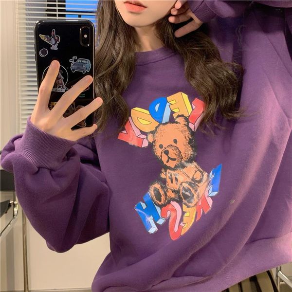 women's hoodies & sweatshirts student aging printed round neck pullover autumn hong kong chic versatile long sleeve fashion, Black
women's hoodies & sweatshirts student aging printed round neck pullover autumn hong kong chic versatile long sleeve fashion, Black