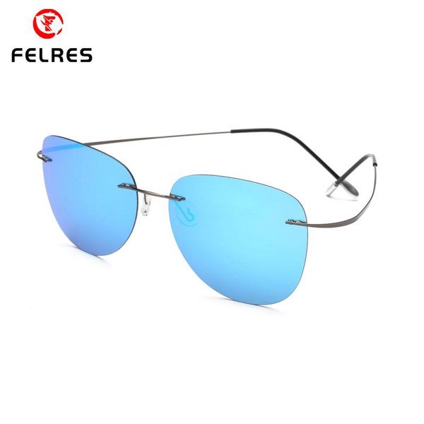 sunglasses felres ultralight titanium alloy rimless polarized men women sports outdoor driving fishing sun glasses 2117, White;black
sunglasses felres ultralight titanium alloy rimless polarized men women sports outdoor driving fishing sun glasses 2117, White;black