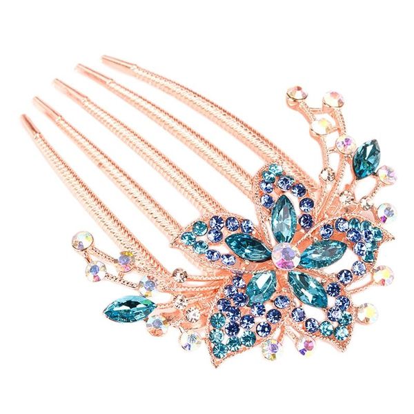 hair clips & barrettes 1pc colorful flowers rhinestone hairpins retro women's crystal comb elegent hairpin fashion accessories headdres, Golden;silver
hair clips & barrettes 1pc colorful flowers rhinestone hairpins retro women's crystal comb elegent hairpin fashion accessories headdres, Golden;silver