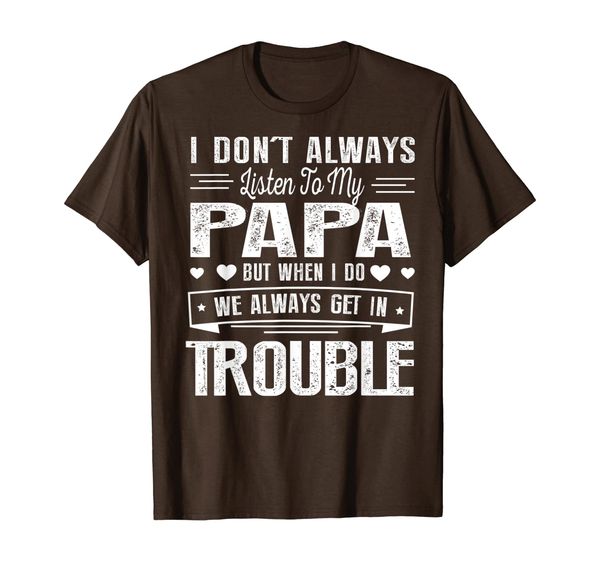 I don't always listen to my papa funny Gift Men Women Tee T-Shirt, Mainly pictures
I don't always listen to my papa funny Gift Men Women Tee T-Shirt, Mainly pictures