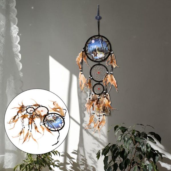 decorative objects & figurines hanging home decoration garden wolf wind chime wall dreamcatcher (beige)
decorative objects & figurines hanging home decoration garden wolf wind chime wall dreamcatcher (beige)