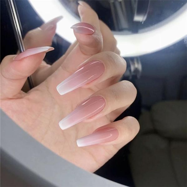 false nails 24pcs/set ballerina fake with glue long detachable french stick on gradeint press coffin nail art, Red;gold
false nails 24pcs/set ballerina fake with glue long detachable french stick on gradeint press coffin nail art, Red;gold