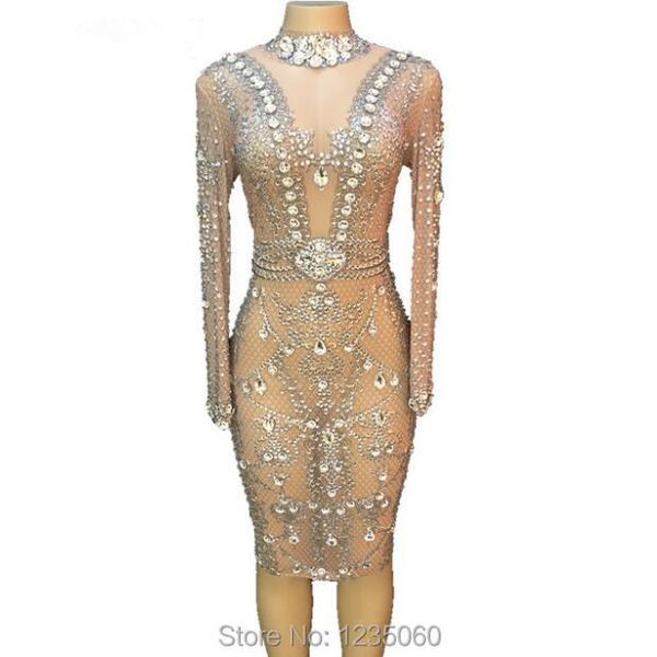 party decoration sparkly big crystals mesh perspective dress evening dresses birthday celebrate costume singer performance dance youdu
party decoration sparkly big crystals mesh perspective dress evening dresses birthday celebrate costume singer performance dance youdu