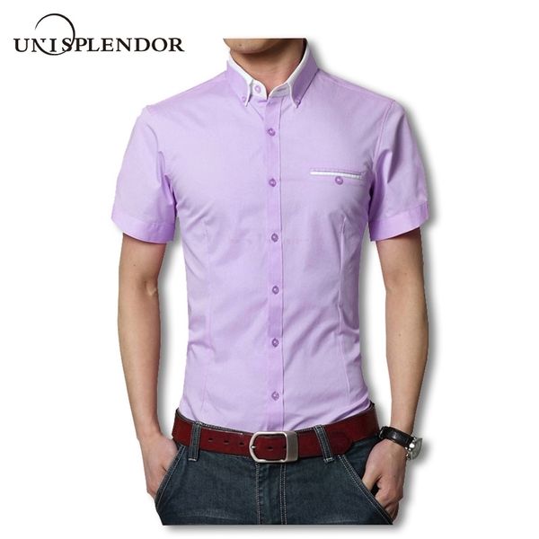 summer solid short sleeve men dress shirts brand working man casual shirt plus size s-5xl couple outfit male party yn10315 210520, White;black
summer solid short sleeve men dress shirts brand working man casual shirt plus size s-5xl couple outfit male party yn10315 210520, White;black