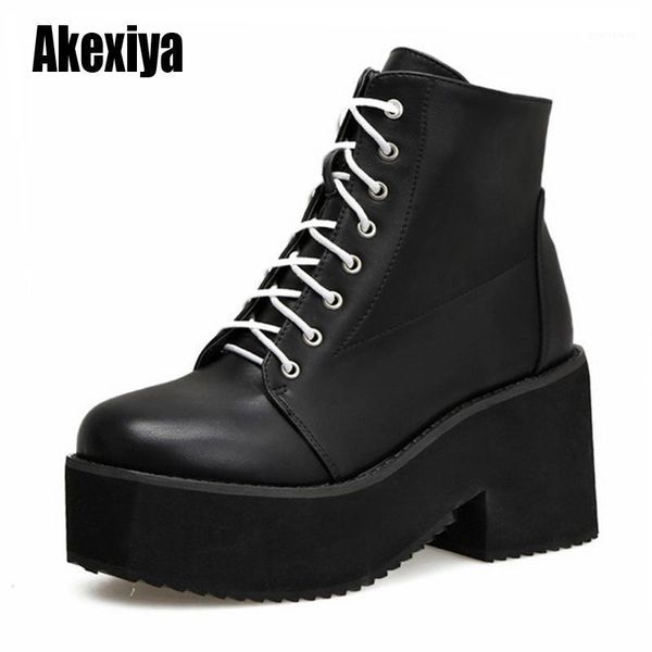 boots punk high heel ankle fashion motorcycle thick-soled women's british genuine leather lace up black u7951
boots punk high heel ankle fashion motorcycle thick-soled women's british genuine leather lace up black u7951