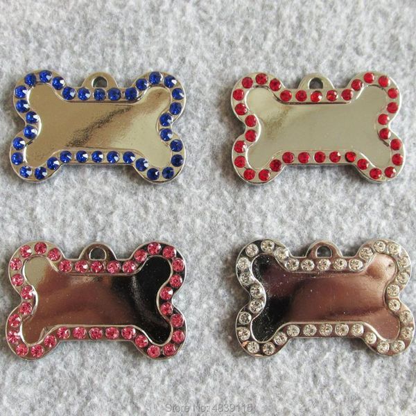 dog tag,id card 100pcs/lot zinc alloy bone pet id tags inlaid with bling stones on face and back is blank
dog tag,id card 100pcs/lot zinc alloy bone pet id tags inlaid with bling stones on face and back is blank