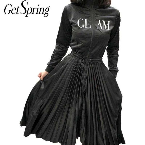 getsring women dress patchwork standing collar letter pleated black plus size vintage long es 210601, Black;gray
getsring women dress patchwork standing collar letter pleated black plus size vintage long es 210601, Black;gray
