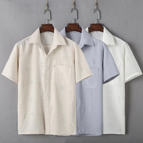 men's casual shirts men short sleeve cotton linen shirt chinese style traditional leisure clothes plus size, White;black
men's casual shirts men short sleeve cotton linen shirt chinese style traditional leisure clothes plus size, White;black