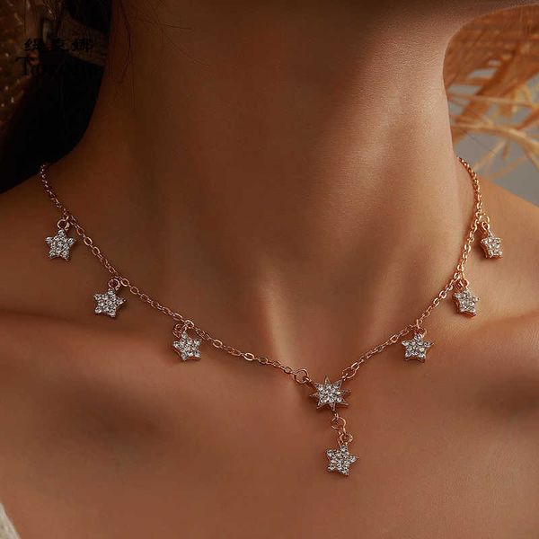 tocona women's luxurious shiny rhinestone star necklace, bohemian style, gold alloy, metal chain, neck trumpet, 15236, Silver
tocona women's luxurious shiny rhinestone star necklace, bohemian style, gold alloy, metal chain, neck trumpet, 15236, Silver