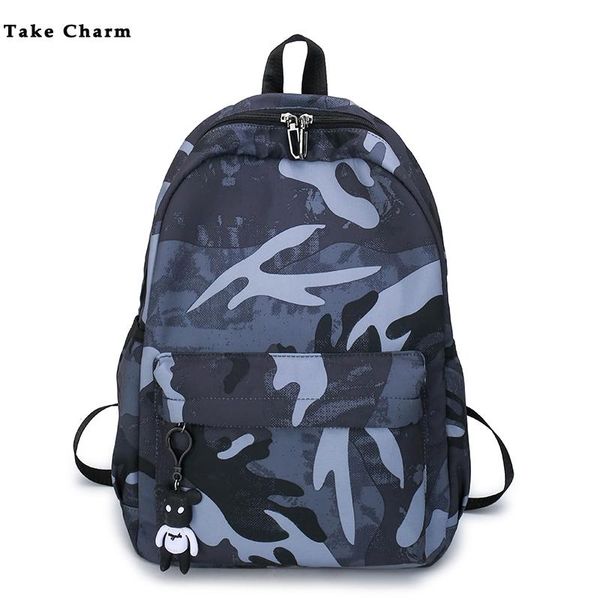backpack 2021 simple rucksack casual men and women camouflage schoolbag sports bag blue khaki
backpack 2021 simple rucksack casual men and women camouflage schoolbag sports bag blue khaki