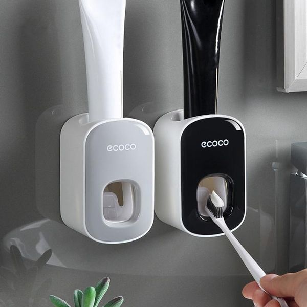 toothbrush holders wall mount automatic toothpaste dispenser plastic easy squeezer holder for home bathroom accessories
toothbrush holders wall mount automatic toothpaste dispenser plastic easy squeezer holder for home bathroom accessories