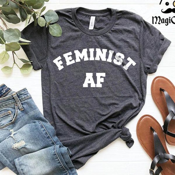 women's t-shirt feminist t shirts women summer fashion graphic tee shirt plus size cotton female om feminism drop, White
women's t-shirt feminist t shirts women summer fashion graphic tee shirt plus size cotton female om feminism drop, White