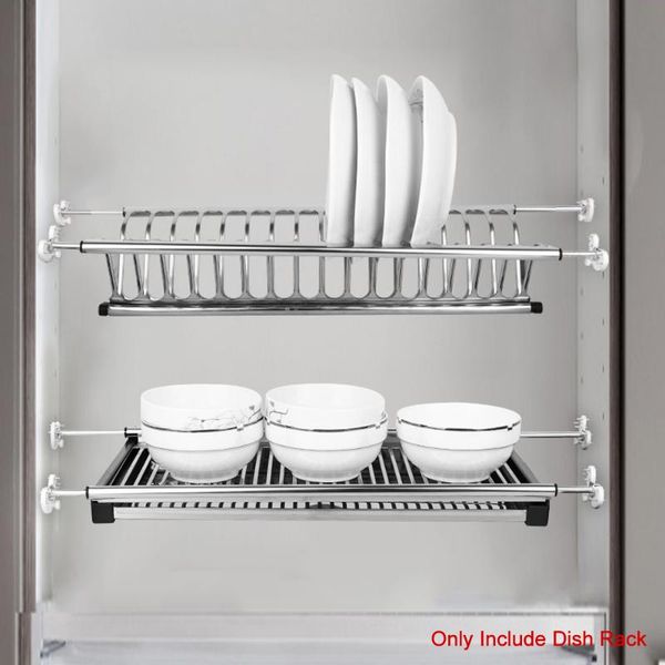 kitchen storage & organization 2-tier dish rack stainless steel folding drying dryer plate bowl organizer for cabinet 24.8-26.8in
kitchen storage & organization 2-tier dish rack stainless steel folding drying dryer plate bowl organizer for cabinet 24.8-26.8in