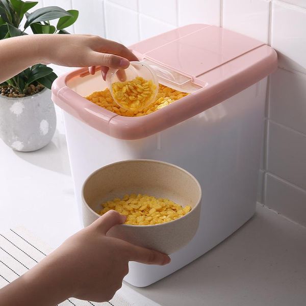 storage bottles & jars creative rice bucket plastic box cylinder flour insect-proof and moisture-proof thickened with lid
storage bottles & jars creative rice bucket plastic box cylinder flour insect-proof and moisture-proof thickened with lid