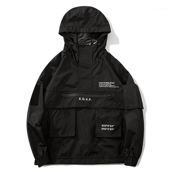 men's jackets 2021ss dark cargo hooded pullover harajuku streetwear tactical function coats multi-pocket hoody windbreaker, Black;brown
men's jackets 2021ss dark cargo hooded pullover harajuku streetwear tactical function coats multi-pocket hoody windbreaker, Black;brown
