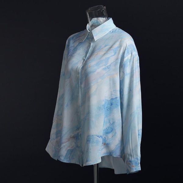 sky abstract print shirt women loose trend long-sleeved 0203 women's blouses & shirts, White
sky abstract print shirt women loose trend long-sleeved 0203 women's blouses & shirts, White