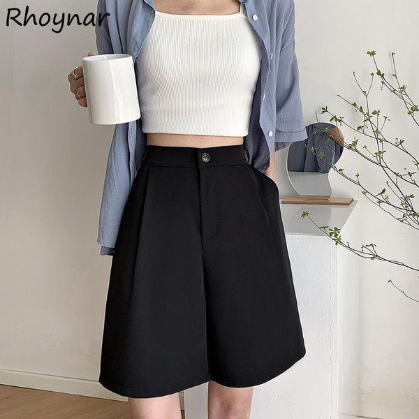 women's shorts women solid leisure simple baggy high waist fashion summer wide leg all-match korean style female trouser ins streetwear, White;black
women's shorts women solid leisure simple baggy high waist fashion summer wide leg all-match korean style female trouser ins streetwear, White;black