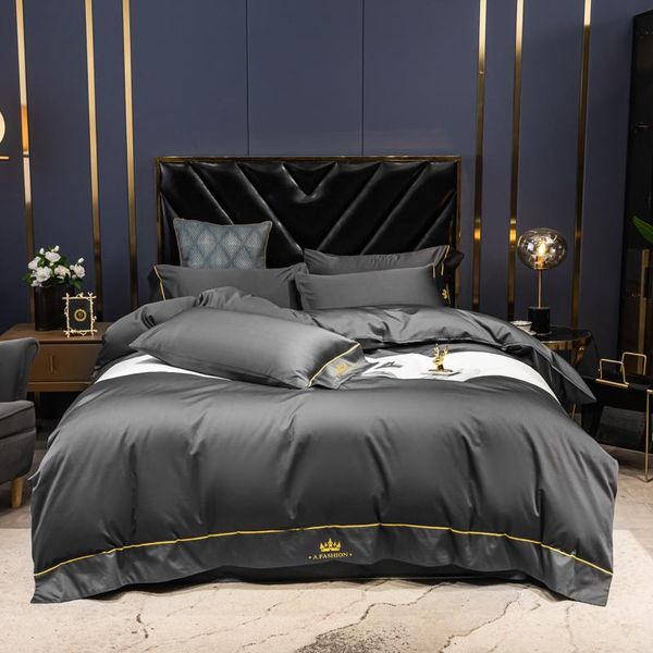 bedding sets egyptian cotton set embroidered satin luxury silky quilt cover soft duvet flat/fitted bed sheet pillowcases
bedding sets egyptian cotton set embroidered satin luxury silky quilt cover soft duvet flat/fitted bed sheet pillowcases