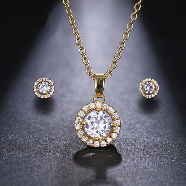 earrings & necklace women fashion jewelry luxury shiny wedding chain gold plated wholesale set, Silver
earrings & necklace women fashion jewelry luxury shiny wedding chain gold plated wholesale set, Silver