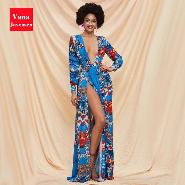 casual dresses boho print dress women summer backless floral beach dreses side split high waist v-neck a-line vestidos, Black;gray
casual dresses boho print dress women summer backless floral beach dreses side split high waist v-neck a-line vestidos, Black;gray