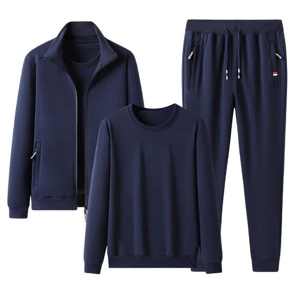 men's tracksuits three-piece casual sports suit cardigan jackets hoodies pants fashion autumn plus size 8xl tracksuit sets male, Gray
men's tracksuits three-piece casual sports suit cardigan jackets hoodies pants fashion autumn plus size 8xl tracksuit sets male, Gray