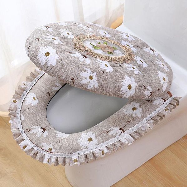 toilet seat covers 2 pieces/set overcoat case breathable cushion soft mat pastoral flower printed universal ring pad
toilet seat covers 2 pieces/set overcoat case breathable cushion soft mat pastoral flower printed universal ring pad