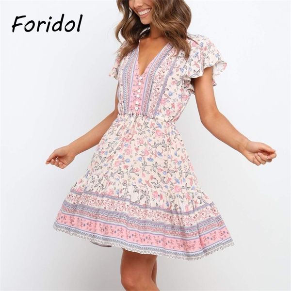 bohemian floral print summer women's sun dress mini casual boho beach retro vestido feminino vestidos mujer vintage 210427, Black;brown
bohemian floral print summer women's sun dress mini casual boho beach retro vestido feminino vestidos mujer vintage 210427, Black;brown
