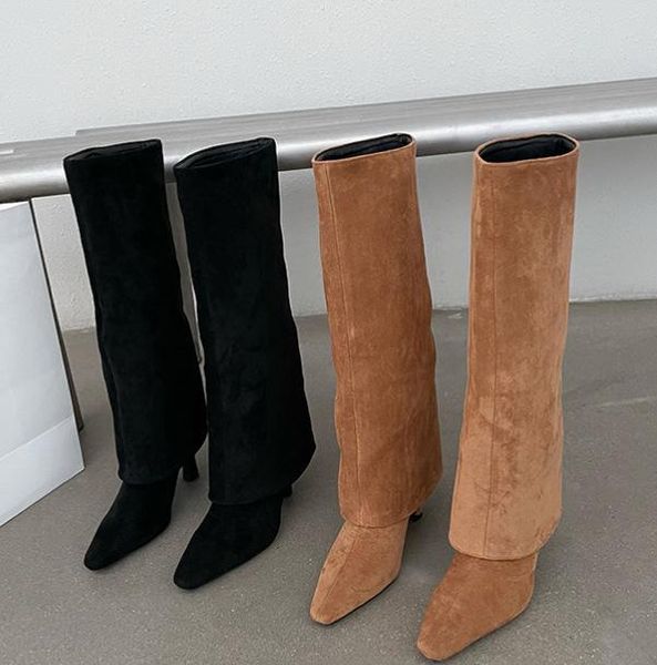 boots shoes zipper lady boots-women thigh high heels stiletto pointy rubber 2021 over-the-knee flock basic pu poi, Black
boots shoes zipper lady boots-women thigh high heels stiletto pointy rubber 2021 over-the-knee flock basic pu poi, Black