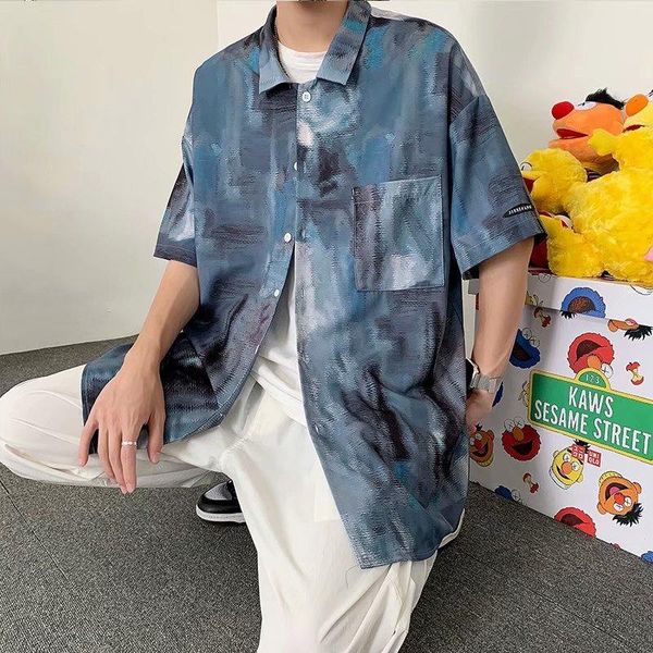 men's polos summer tie-dye shirt men korean fashion loose casual harajuku street couple four hip-hop short-sleeved m-2xl, White;black
men's polos summer tie-dye shirt men korean fashion loose casual harajuku street couple four hip-hop short-sleeved m-2xl, White;black