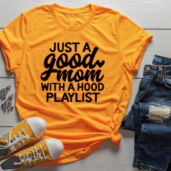women's t-shirt tee funny slogan grunge aesthetic women t shirt vintage art just a good mom with hood playlist mother day gift, White
women's t-shirt tee funny slogan grunge aesthetic women t shirt vintage art just a good mom with hood playlist mother day gift, White