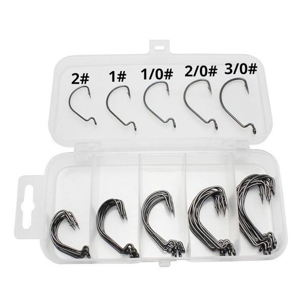 fishing hook crank set black nickel fish 2#-3/0# group cross-border gear hooks
fishing hook crank set black nickel fish 2#-3/0# group cross-border gear hooks