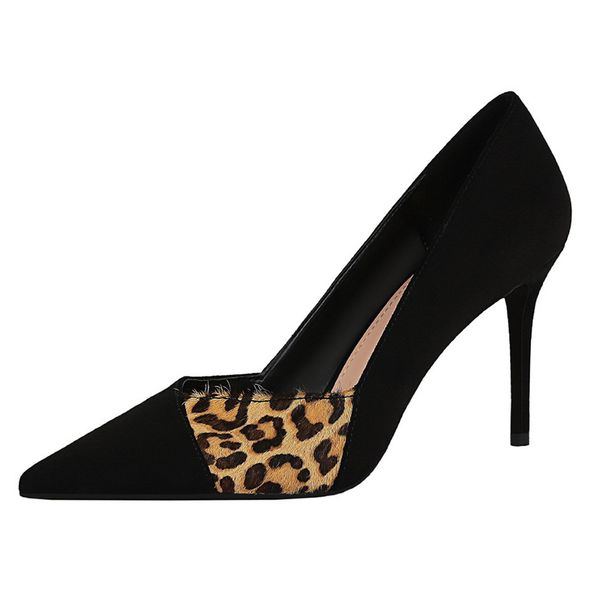 2021 ladies luxury flock female designe fashion group high heels women pumps leopard print patchwork high heels sexymultifunction 1, Black
2021 ladies luxury flock female designe fashion group high heels women pumps leopard print patchwork high heels sexymultifunction 1, Black