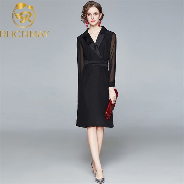 autumn and winter elegant dress black long sleeve tailored collar temperament commute women slim pencil skirt 210506, Black;gray
autumn and winter elegant dress black long sleeve tailored collar temperament commute women slim pencil skirt 210506, Black;gray