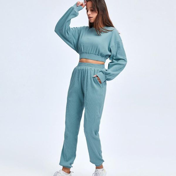 yoga outfit loose suit women gym fitness set 2 piece seamless long sleeve crop high waist sports pants sportwear
yoga outfit loose suit women gym fitness set 2 piece seamless long sleeve crop high waist sports pants sportwear