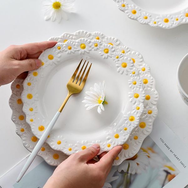 dishes & plates ceramic tableware and sets small daisy underglaze home dinner salad bowl western cup dessert steak tray plate
dishes & plates ceramic tableware and sets small daisy underglaze home dinner salad bowl western cup dessert steak tray plate