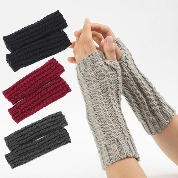 half finger gloves for women winter soft warm wool knitting arm gloves soft mittens handschoenen guantes fingerless glove, Blue;gray
half finger gloves for women winter soft warm wool knitting arm gloves soft mittens handschoenen guantes fingerless glove, Blue;gray