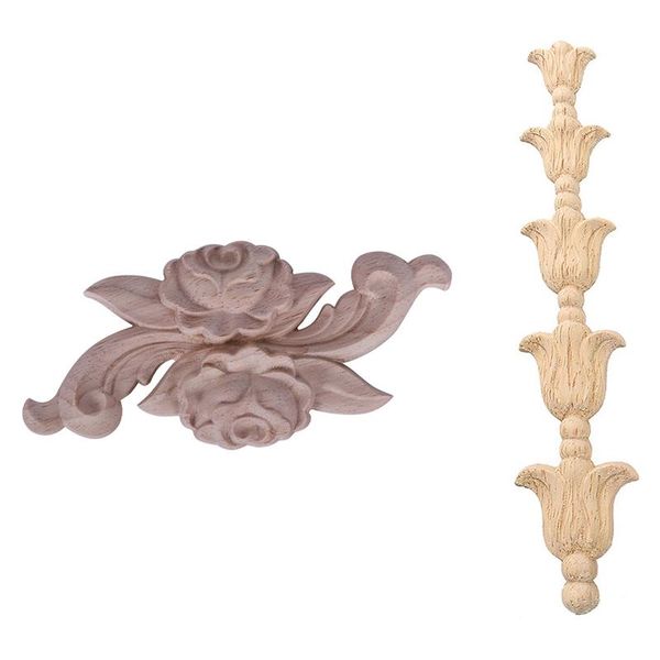 pcs rubber wood carved corner craft onlay applique furniture door home decor, 17x3.5cm & 12 x 6cm decorative objects figurines
pcs rubber wood carved corner craft onlay applique furniture door home decor, 17x3.5cm & 12 x 6cm decorative objects figurines
